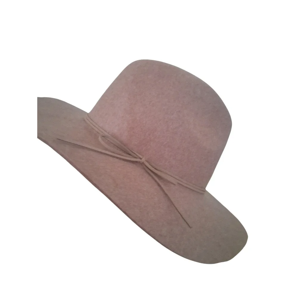 Banana Republic 100% Wool Camel Floppy Felt Hat Women's size S/M 3